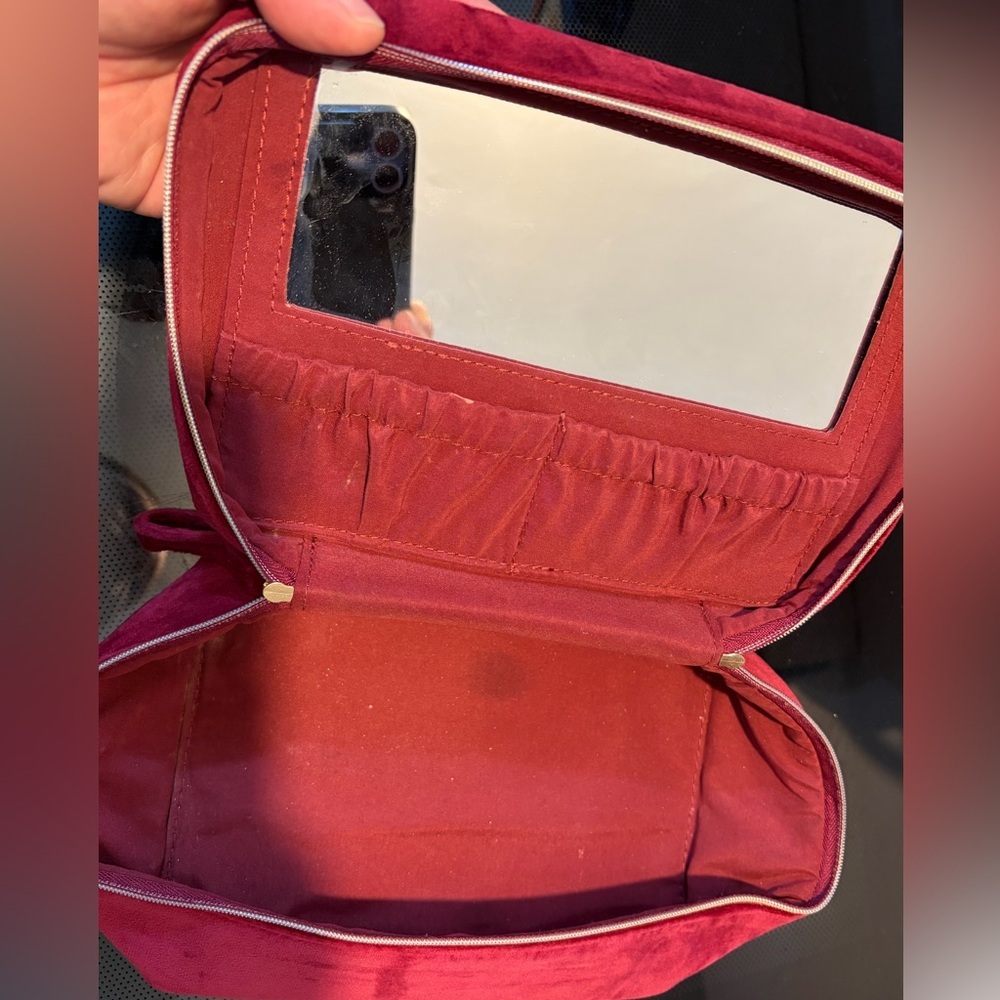 Dolce & Gabbana Burgundy Velvet Vanity Case - Picture 3 of 3
